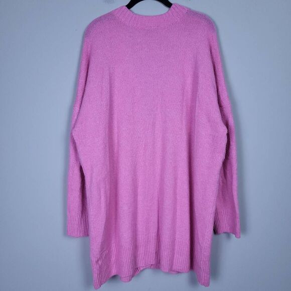 Torrid Pink Button-Up Cardigan - Long and Cozy - GUC - Picture 2 of 6